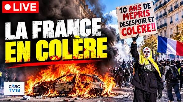 🔴France en colère LIVE: Violent Protests, Burning Cars &
Police Clashes in Paris | Macron | N18G