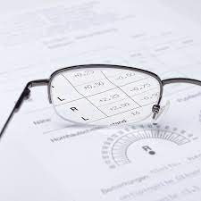 The chart has rows of words that range in text size that correspond to reading glasses strengths. How To Read Your Eyeglass Prescription Versant Health