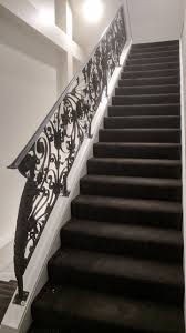 Stairways are centerpieces in the home, often practical and decorative. China Indoor Wrought Iron Stair Railing Interior Staircase Handrail China Stair Railing Stair Handrail