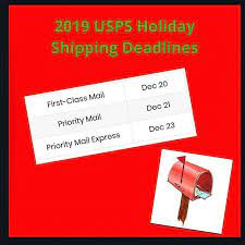 2019 Usps Holiday Shipping Deadlines Need Your Package By Christmas Keep These Dates In Mind We Typically Ship Usps Priority Remember Sayings Expressions