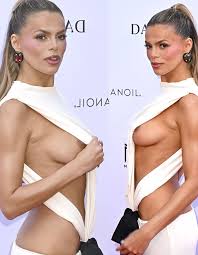 Brooks Naders Red Carpet Nip Slip