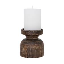 Free delivery on your first order shipped by amazon. Wood Candle Holder 25cm Nisi Living