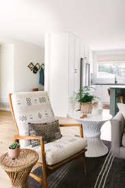 Double french doors lead to an outdoor deck where the views can be enjoyed to their fullest. Ranch Style Home Decor With Modern Bits