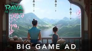 Kicking off disney's 2021 slate of movies in the disney animated film raya and the last dragon. Raya And The Last Dragon Super Bowl Ad Sells Disney S Dual Release Strategy