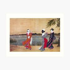 Painted shoji screens are especially. Traditional Japanese Art Prints Redbubble