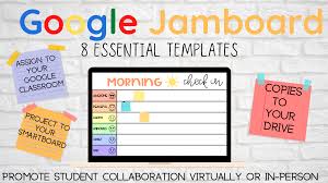 Google Jamboard Templates In 2020 Math Template Classroom Communication Teaching Technology