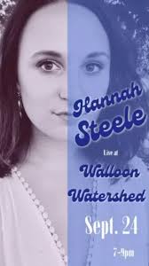 Come join us at the Shed for live music featuring Hannah Steele tomorrow  night from 7-9!