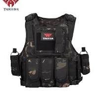 YAKEDA Military Tactical Vest Camouflage Body Armor Sports ...