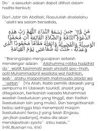 Doa Setelah Azan Words Doa Word Search Puzzle