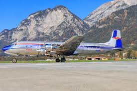 From wikimedia commons, the free media repository. Red Bull The Flying Bulls Douglas Dc 6b Editorial Stock Photo Image Of International Background 162330328