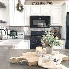 15 Best Farmhouse Kitchen Island Decor Ideas On A Budget Farmhouse Style Kitchen Cabinets Rustic Farmhouse Kitchen Farmhouse Kitchen Decor