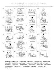 Check spelling or type a new query. Jawapan Latihan Kata Kerja Bergambar Malay Language Indonesian Language Free Kindergarten Worksheets