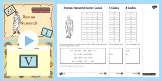 Below is a complete chart, for you to print or download (pdf, 153 kb). Roman Numerals Resources Pack Teacher Made