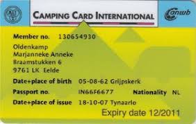 Ophold for €12 €14 €16 €18 og €20 per nat med 2 personer Functional Card Anwb Camping Card International Insurance Netherlands Anwb Col Nl Anwb 008