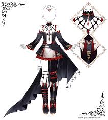 Closed Demon Princess Outfit Auction By Black Quose On Deviantart Princess Outfits Anime Outfits Character Outfits