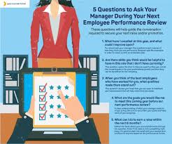 5 Questions To Ask Your Manager During Your Next Employee Performance Review Employee Performance Review This Or That Questions Performance Reviews