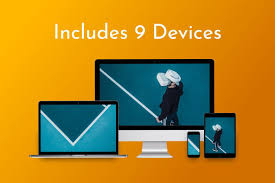 Download 9 Vector Device Mockups Free Business Card Templates Iphone Mockup Devices