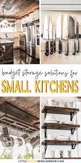 13 Inexpensive Small Kitchen Storage Ideas To Use In Your Home Small Kitchen Storage Small Kitchen Storage Solutions Small Kitchen