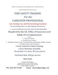 The office of insurance and safety fire commissioner licenses and regulates insurance companies; Fire Safety Training For Caregiver Professional Posts Facebook