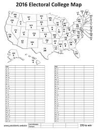 2016 Electoral College Map Presidents Website Electoral College Map Electoral College Social Studies Middle School