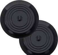 Tub Stopper Drain Stopper Bath Plug Bath Tub Stoppers Rubber Tub Stopper  Kitchen Sink Drain Cover for Bathtub (6 Inches, 2 Pack, Black)