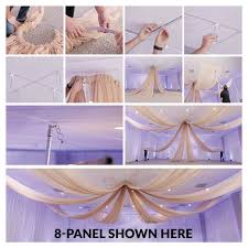 Buy cheap ceiling lighting online from china today! 12 Panel Ceiling Draping Kit Hardware Only
