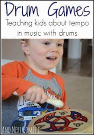 Drum Games For Kids To Explore Tempo Music Activities For Kids Kindergarten Music Preschool Music