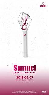samuel oficial light stick garnet light stick gambar kpop boneka