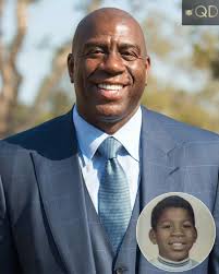 Happy 66th Birthday to Magic Johnson! Earvin "Magic" Johnson Jr. (August  14, 1959) is a retired NBA legend, entrepreneur, and philanthropist who  played his entire career with the Los Angeles Lakers, winning