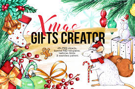 Download Xmas Gifts Creator 2020 Clipart Graphic By Ilonitta R Creative Fabrica SVG Cut Files