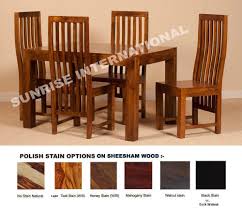 Save an extra £100 on current price! Wooden Dakota Range Solid Wood Dining Table With 4 Chair Set 5 Pc Set