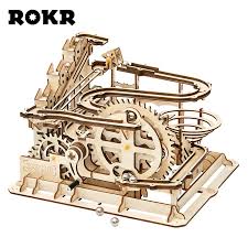 Check spelling or type a new query. Rokr Diy Marble Run Game 3d Wooden Puzzle Gear Drive Waterwheel Coaster Model Building Kit Toys For Children Adult Lg501 Buy At The Price Of 32 99 In Aliexpress Com Imall Com