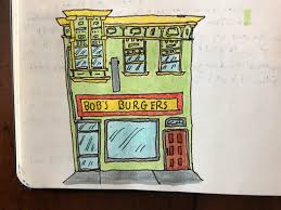 More images for how to draw a restaurant » A Quick Drawing Of The Restaurant Bobsburgers