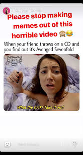 When the porn star you made a meme about posts it on her IG story... :  rMetalMemes