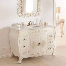 The linen and silk lined drawers feature fancy polished steel pulls and es. Antique French Vanity Unit Shabby Chic Bathroom Furniture