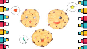 How To Draw Cookies Easy For Kids Easy Drawing Tutorials Cookies Drawings Easy Drawings Cookie Drawing Drawing For Kids