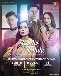 Seadanya aku (2020) | episod 4. 9 Juta Penonton Sepanjang 15 Drama Takdir Yang Tertulis Facebook