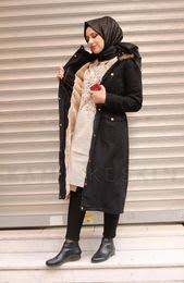 Ici Yunlu En Sik Tesettur Parka Modelleri Parka Sik Model