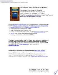 Soil And Water Quality Pdf Free In 2020 Soil Management Soil And Water Conservation Water Quality