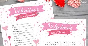 See more ideas about valentines day card templates, personalized card, romantic valentine. Free Valentine Word Search Word Scramble For Kids Press Print Party