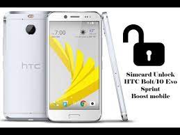 There's no need to give up your boost mobile device when you swap carriers as long as you unlock it before making the change. Unlock Simcard Htc Bolt 10 Evo 2pyb2 Sprint Boost Mobile Success Youtube