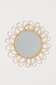 H M Bambu Dekoratif Ayna Modeli Bamboo Frame Bamboo Mirror