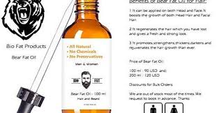 Wonderful homemade beard oil or beard balm recipe protects skin and hair with almond oil, jojoba, argan, and essential oils. Hair And Beard Growth Oil Bear Fat Grease Oil Bio Fat Products Picha Facebook