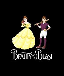 Beauty and the beast club. Beauty And The Beast Characters Game Funny Softball Digital Art By Jayden Horne