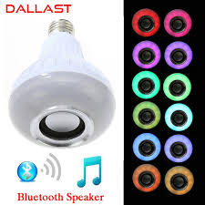 Lampada הנורה Rgb מנורת Led אלחוטי Bluetooth רמקול Lamparas Bombillas Rc אמפולה E27 85 V 265 V אור מוסיקה משחק Da Light Music Dimmable Led Remote Control Light
