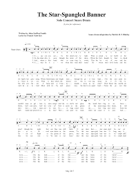 I enjoy creating drum lessons, reviewing products, and making videos. The Star Spangled Banner Snare Drum Solo Patrickrfblakley Com Patrickrfblakley Com