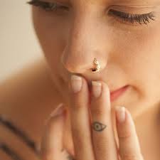 Gold Nose Ring Indian Nose Ring Nose Ring Hoop 20g Nose Ring Unique Piercing Flower Nose Ring Cartilage Earring Tragus Earring 20g Piercings Unique Nose Hoop Nose Piercing Hoop