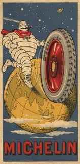 Le Pneu Cable Michelin Parcours Le Monde Publicite Michelin Vers 1920 Pour Le Pneu Cable Michelin Carte Mic Affiches Retro Affiche Vintage Publicites Vintage