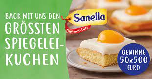 Dann vanille hinzugeben und puderzucker einsieben. Gewinnspiel Spiegeleikuchen Backen Geld Gewinnen