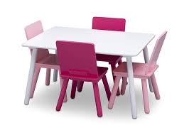 Available in multiple color options, the ramona is both a fun piece for your children and a functional solution for you! Delta Children Kids Table And Chair Set With Storage Off 58